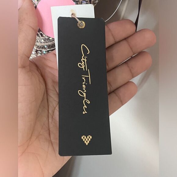 NWT City Triangles Long Prom Dress Wine / Gold Juniors sz 13 - Picture 10 of 14